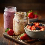 overnight oats calories comparison with smoothie and oatmeal