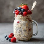Overnight oats weight loss benefits breakfast in a jar