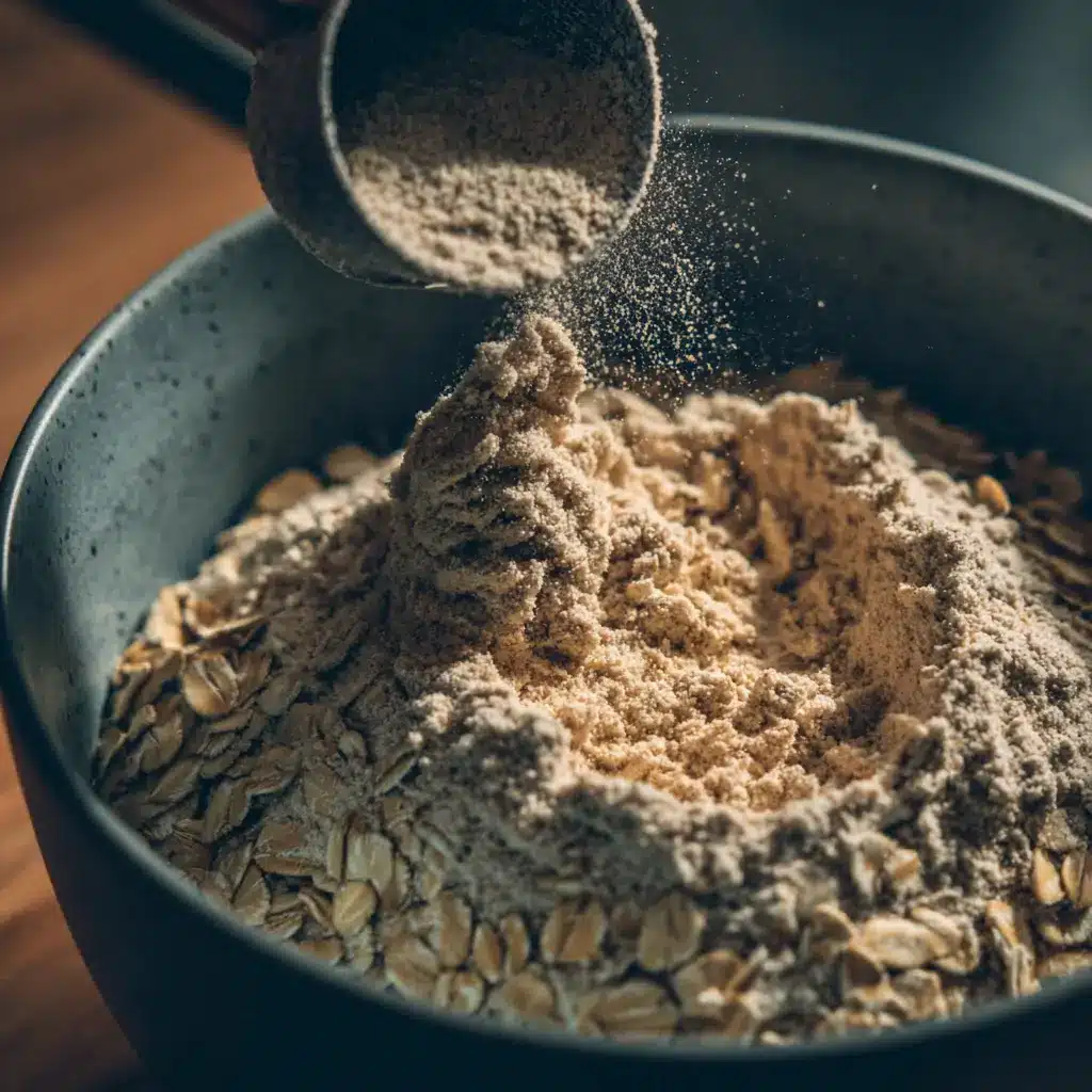 Protein oats post workout mix