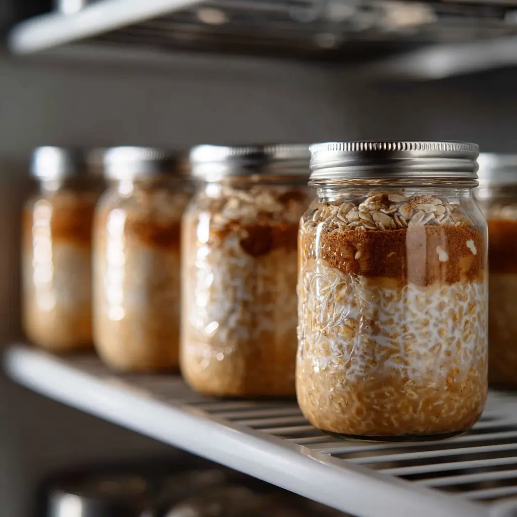 storing pumpkin spice gluten free overnight oats