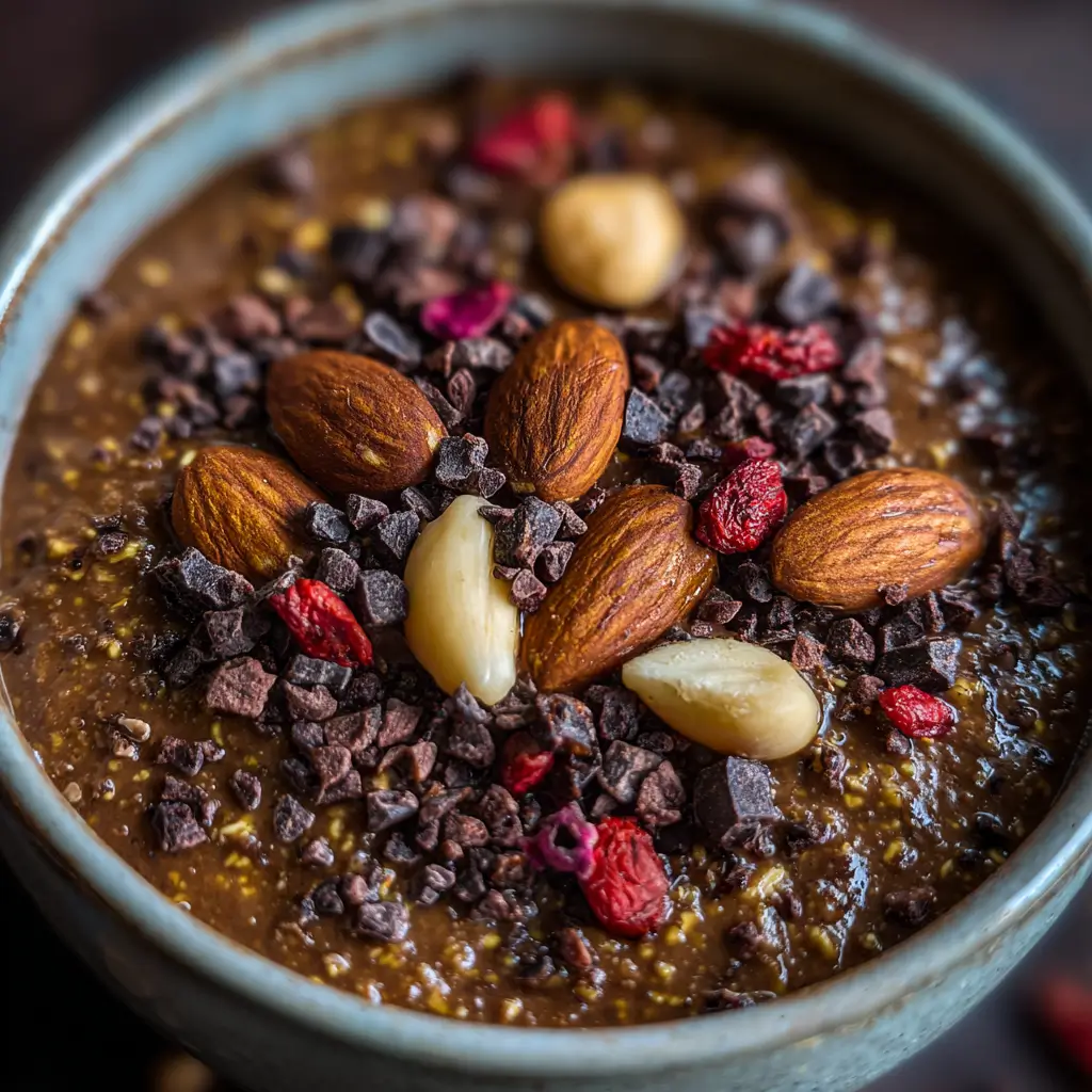 chocolate almond butter paleo meal prep oats