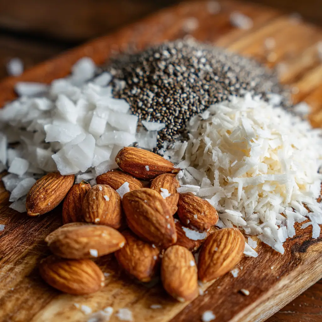 paleo overnight oats recipe ingredients chia coconut nuts